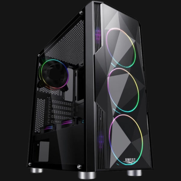 کیس کامپیوتر گیمینگ اوست مدل GT-AV02-BG