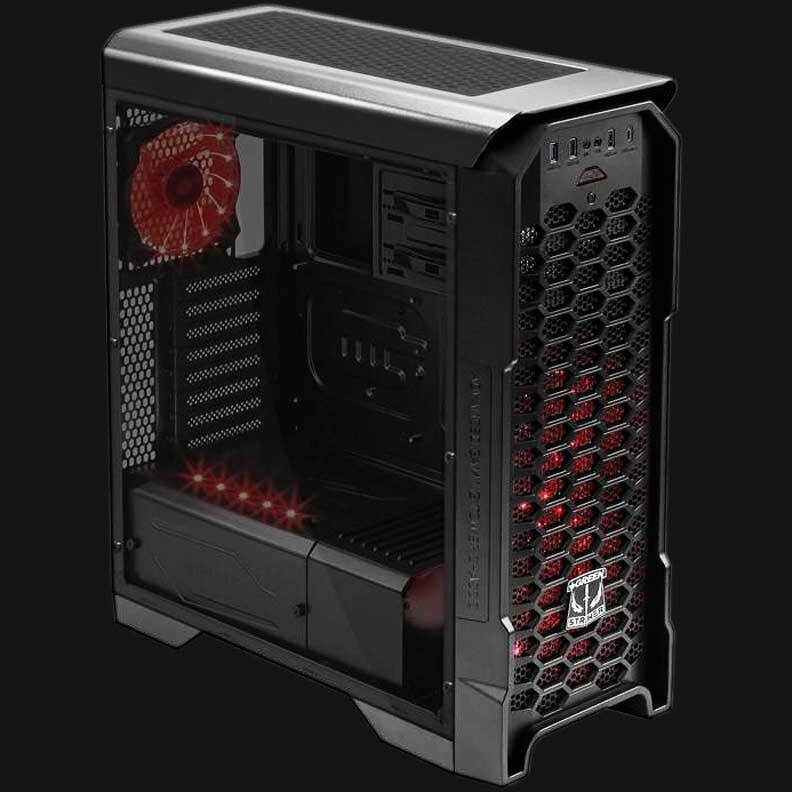 کیس کامپیوتر گیمینگ گرین مدل STRIKER - Edited