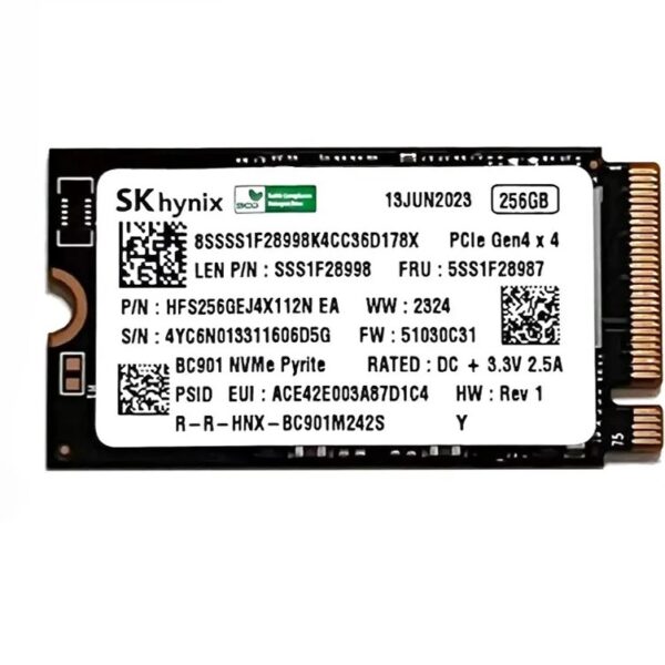 هارد درایوSSD M.2 مدل کی هاینیکس 2242  ظرفیت 256 گیگابایت